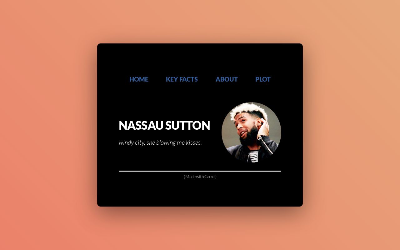Carrd profile picture for @nassau